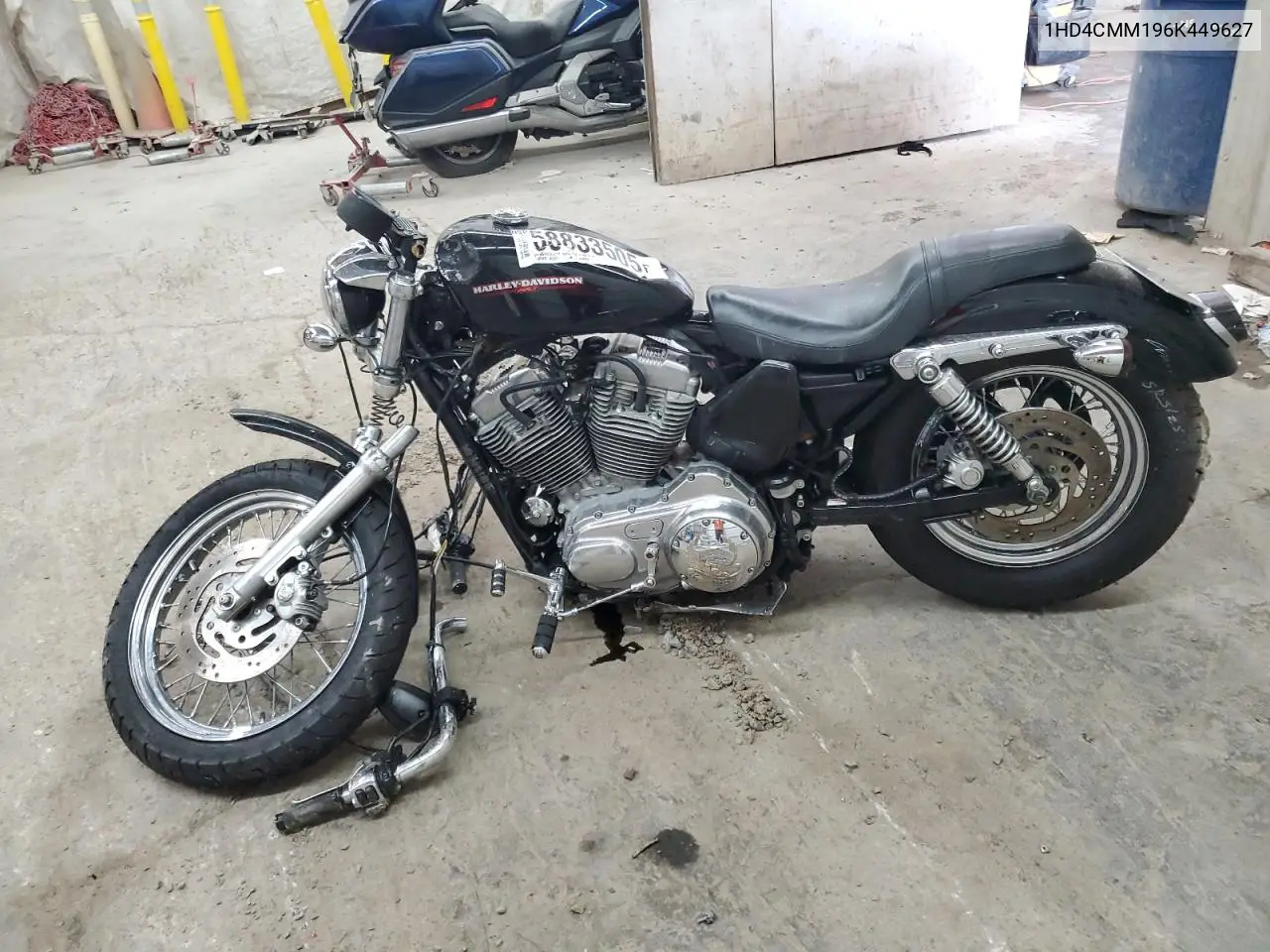 2006 Harley-Davidson Xl883 L VIN: 1HD4CMM196K449627 Lot: 58833505