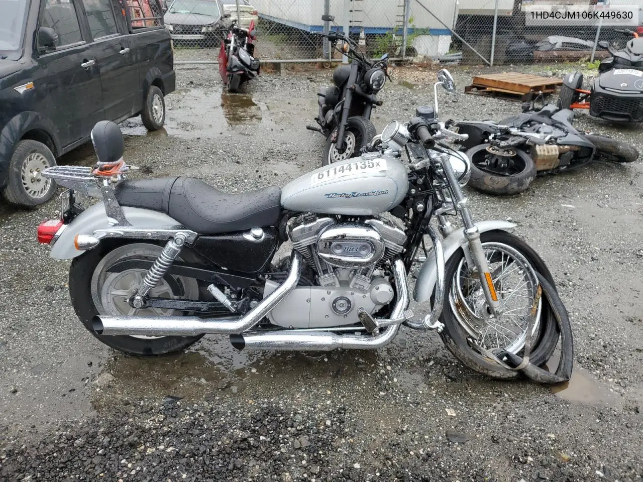 2006 Harley-Davidson Xl883 C VIN: 1HD4CJM106K449630 Lot: 61144135