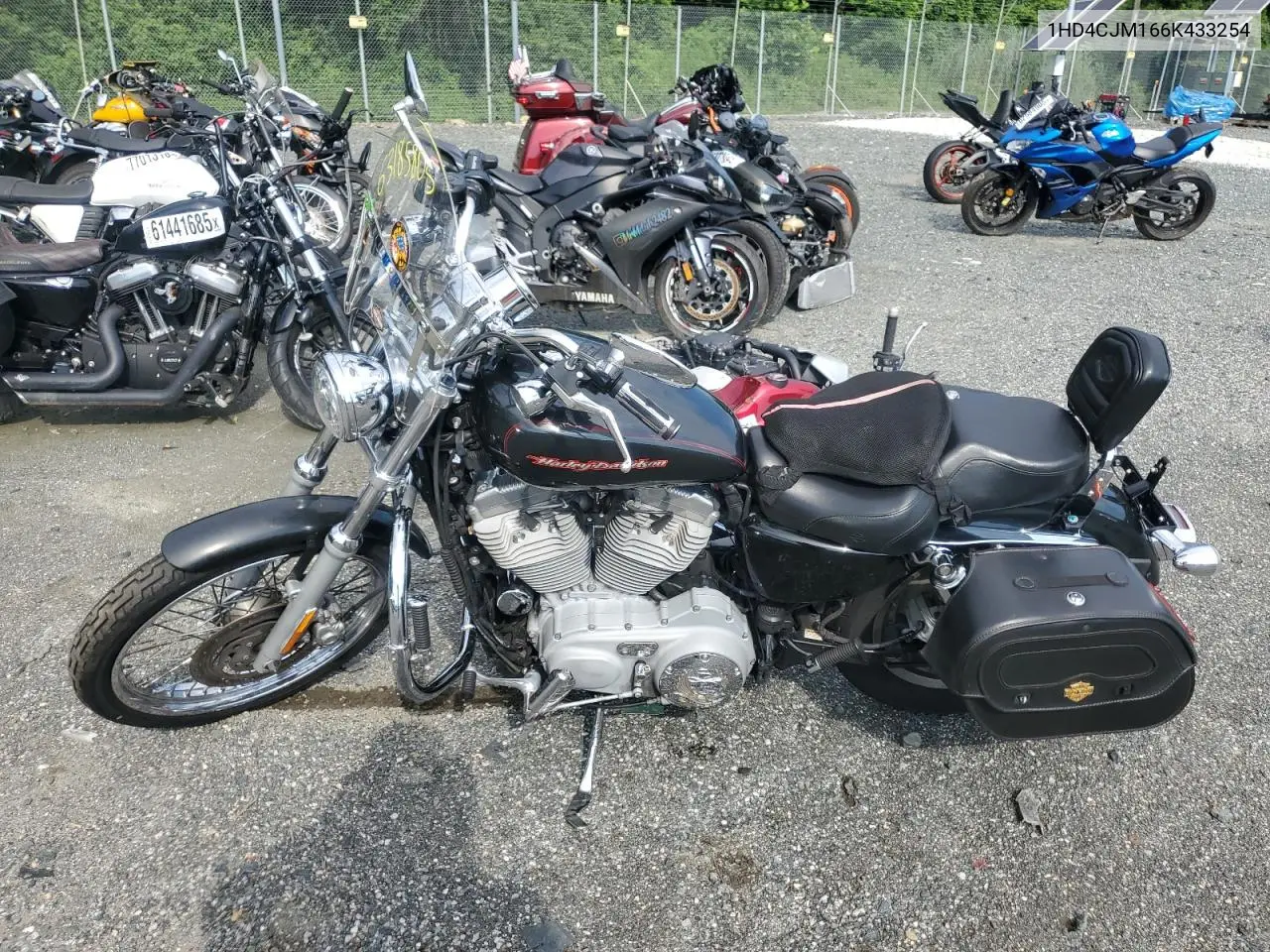 2006 Harley-Davidson Xl883 C VIN: 1HD4CJM166K433254 Lot: 63185805