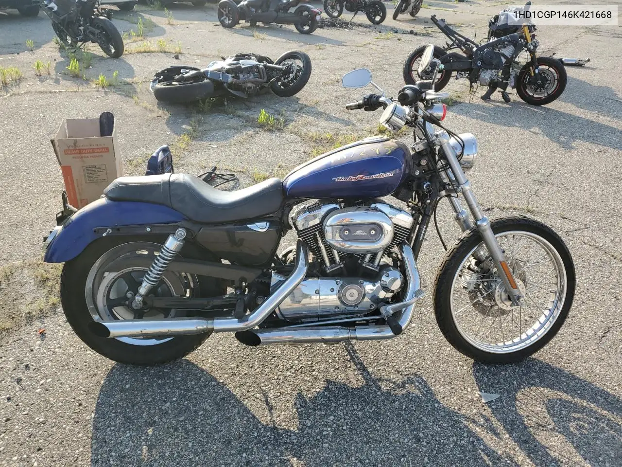 2006 Harley-Davidson Xl1200 C VIN: 1HD1CGP146K421668 Lot: 64117245