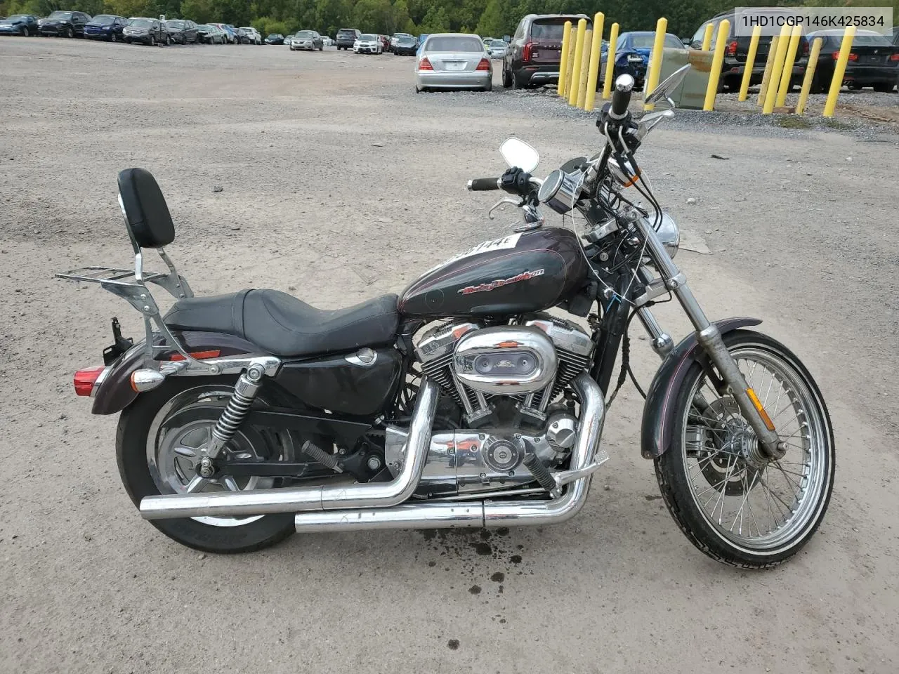 2006 Harley-Davidson Xl1200 C VIN: 1HD1CGP146K425834 Lot: 74736144