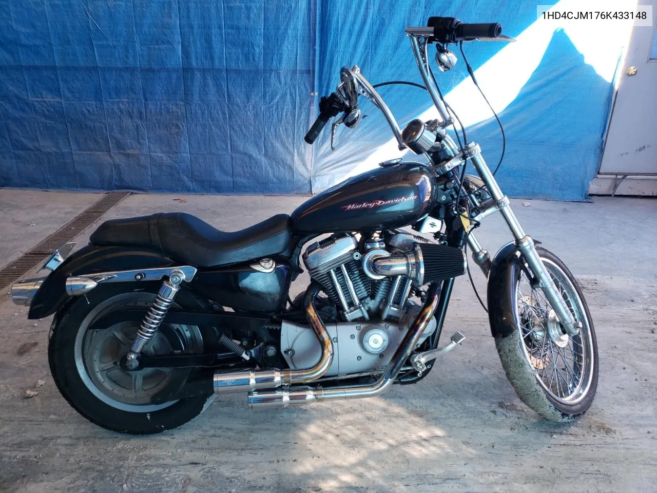 2006 Harley-Davidson Xl883 C VIN: 1HD4CJM176K433148 Lot: 77334844
