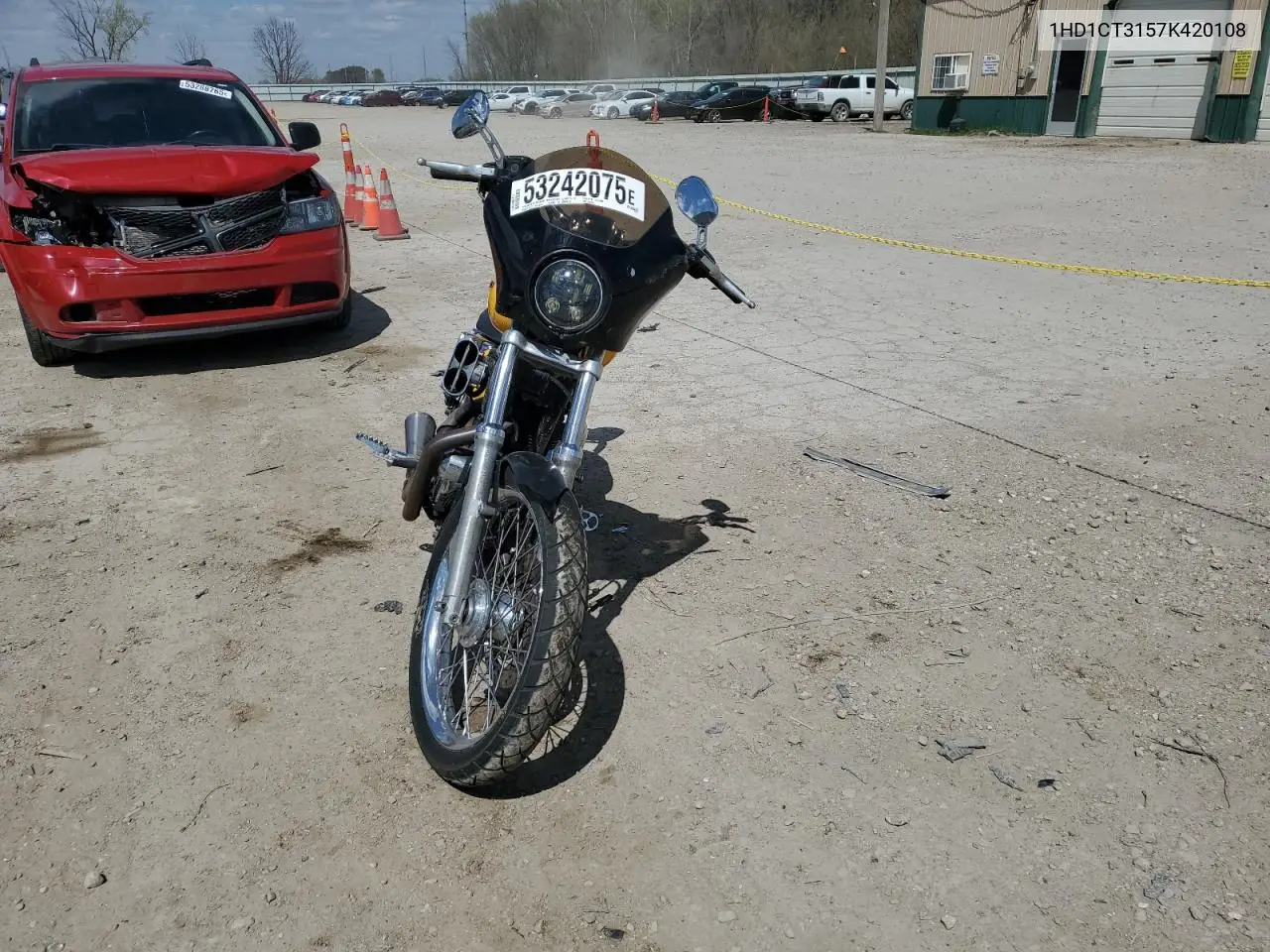 2007 Harley-Davidson Xl1200 C VIN: 1HD1CT3157K420108 Lot: 53242075
