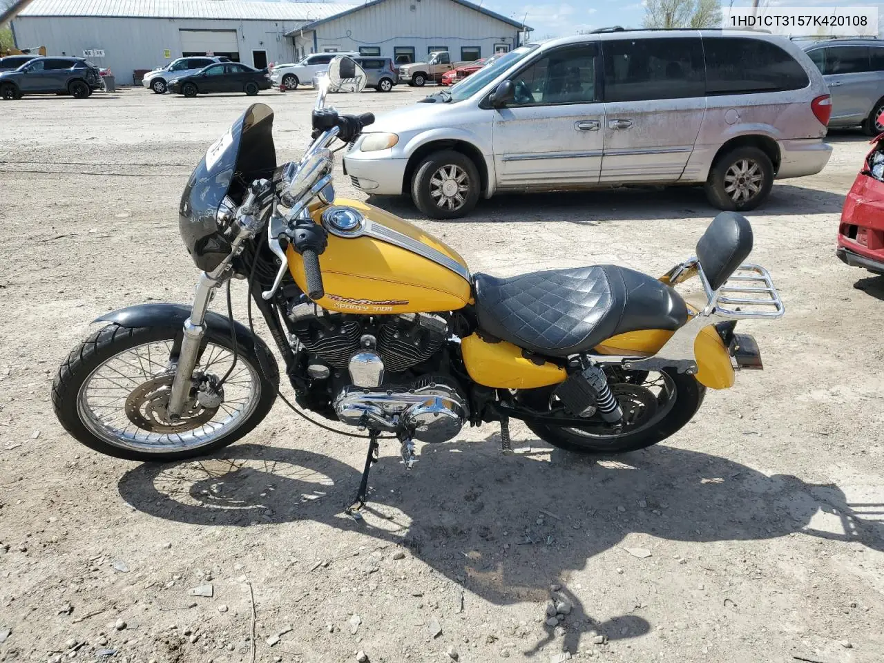 2007 Harley-Davidson Xl1200 C VIN: 1HD1CT3157K420108 Lot: 53242075