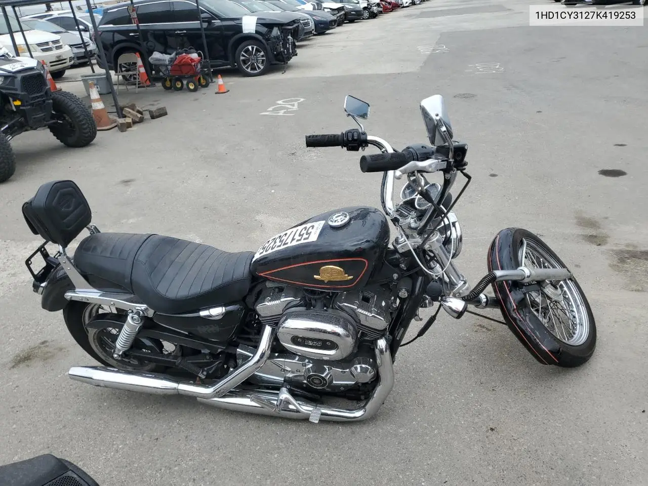 2007 Harley-Davidson Xl1200 50Th Anniversary VIN: 1HD1CY3127K419253 Lot: 55175325
