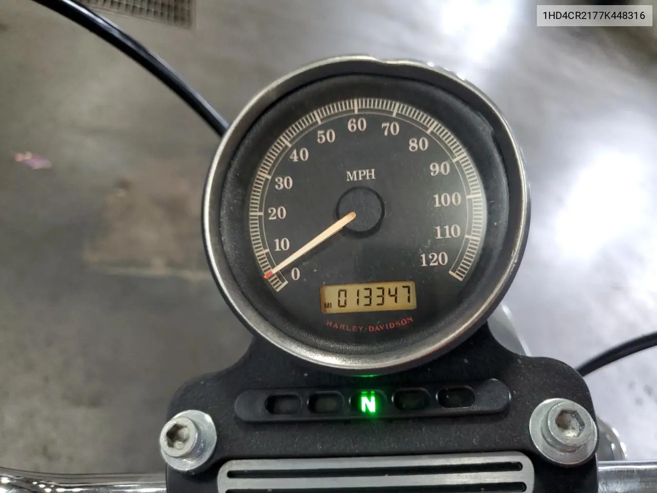 2007 Harley-Davidson Xl883 L VIN: 1HD4CR2177K448316 Lot: 57312245