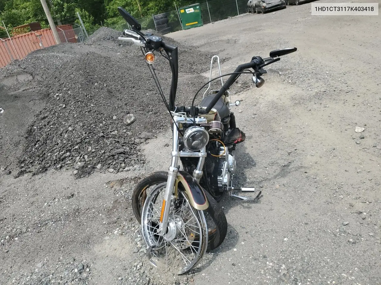 2007 Harley-Davidson Xl1200 C VIN: 1HD1CT3117K403418 Lot: 59575055