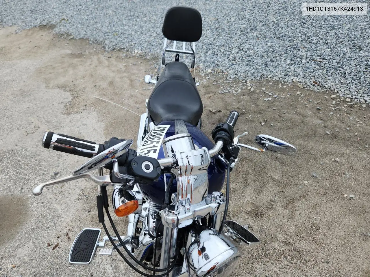 2007 Harley-Davidson Xl1200 C VIN: 1HD1CT3167K424913 Lot: 62886515