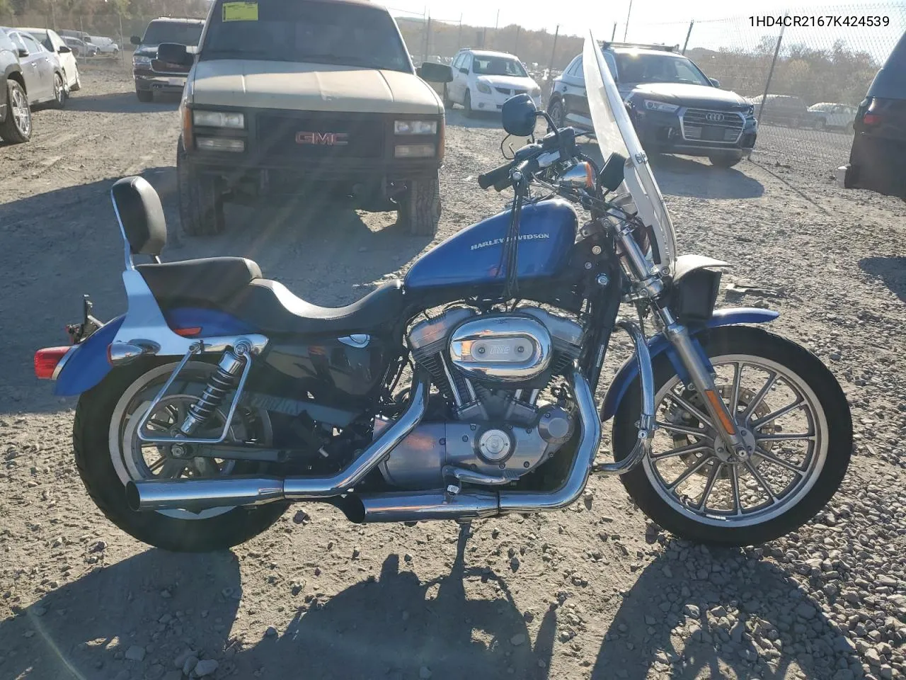 2007 Harley-Davidson Xl883 L VIN: 1HD4CR2167K424539 Lot: 77256264