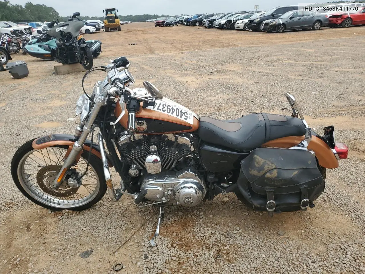 2008 Harley-Davidson Xl1200 C Anniversary VIN: 1HD1CT3468K411770 Lot: 54049374