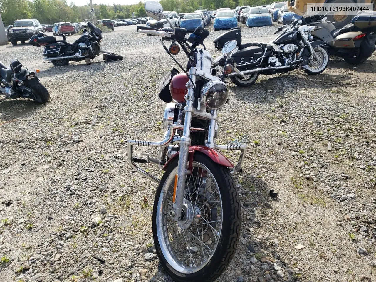 2008 Harley-Davidson Xl1200 C VIN: 1HD1CT3198K407444 Lot: 57029705