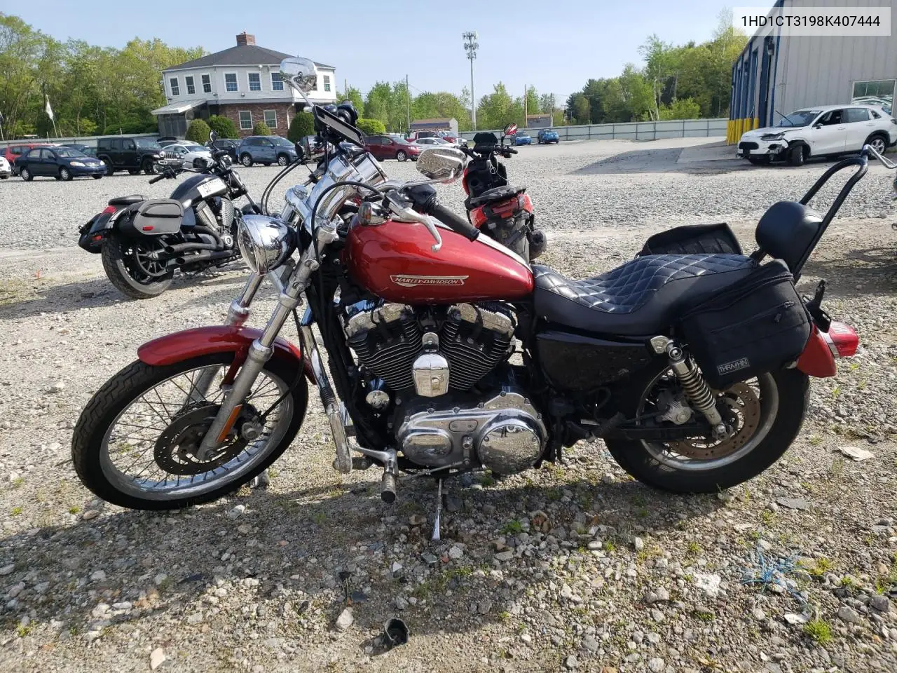 2008 Harley-Davidson Xl1200 C VIN: 1HD1CT3198K407444 Lot: 57029705