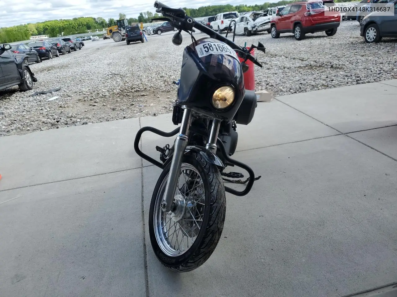 2008 Harley-Davidson Fxdbi VIN: 1HD1GX4148K316687 Lot: 58166515