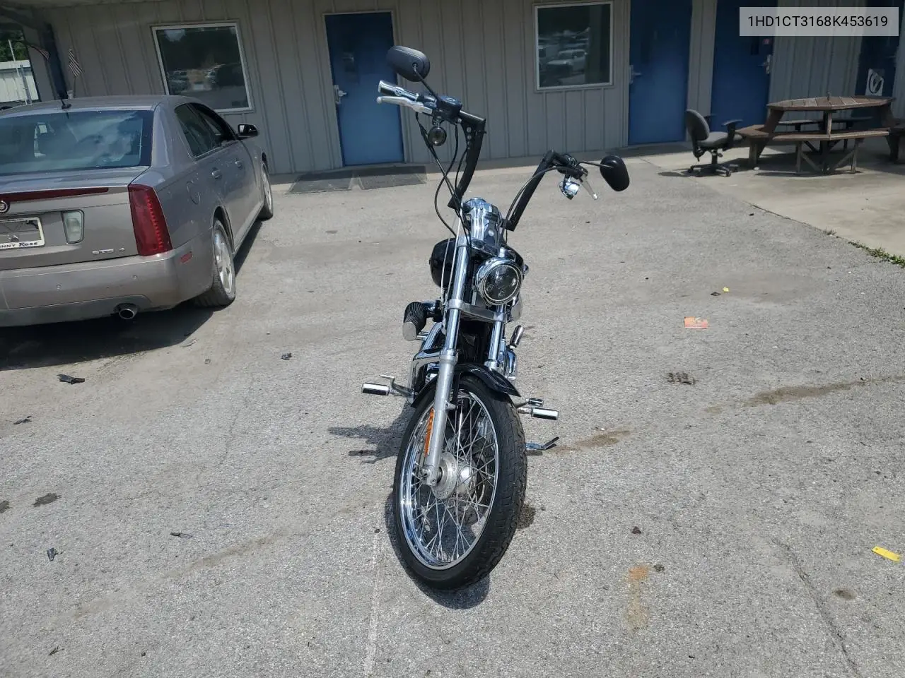 2008 Harley-Davidson Xl1200 C VIN: 1HD1CT3168K453619 Lot: 62810255