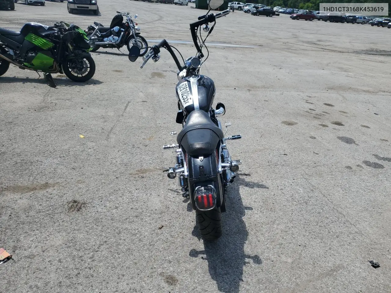 2008 Harley-Davidson Xl1200 C VIN: 1HD1CT3168K453619 Lot: 62810255