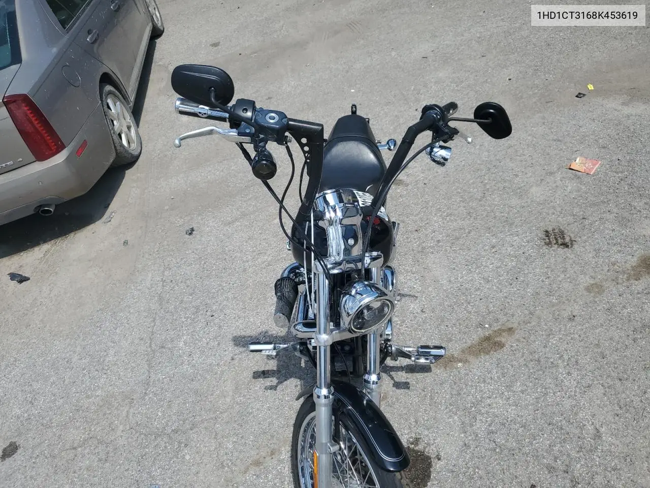 2008 Harley-Davidson Xl1200 C VIN: 1HD1CT3168K453619 Lot: 62810255