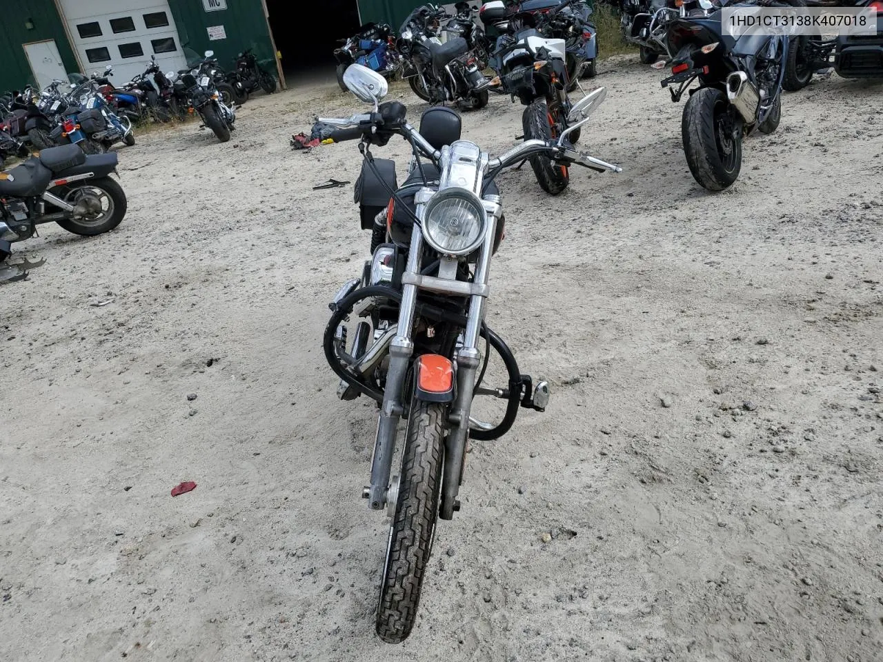 2008 Harley-Davidson Xl1200 C VIN: 1HD1CT3138K407018 Lot: 73742684