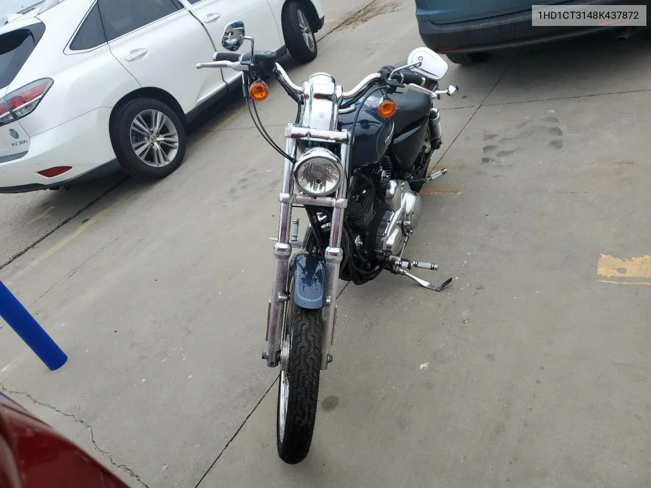 2008 Harley-Davidson Xl1200 C VIN: 1HD1CT3148K437872 Lot: 74457044