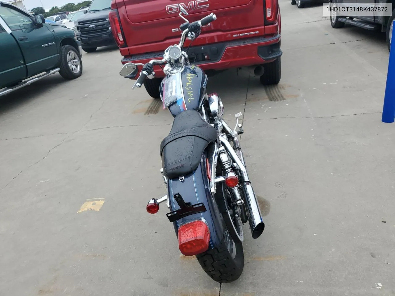 2008 Harley-Davidson Xl1200 C VIN: 1HD1CT3148K437872 Lot: 74457044