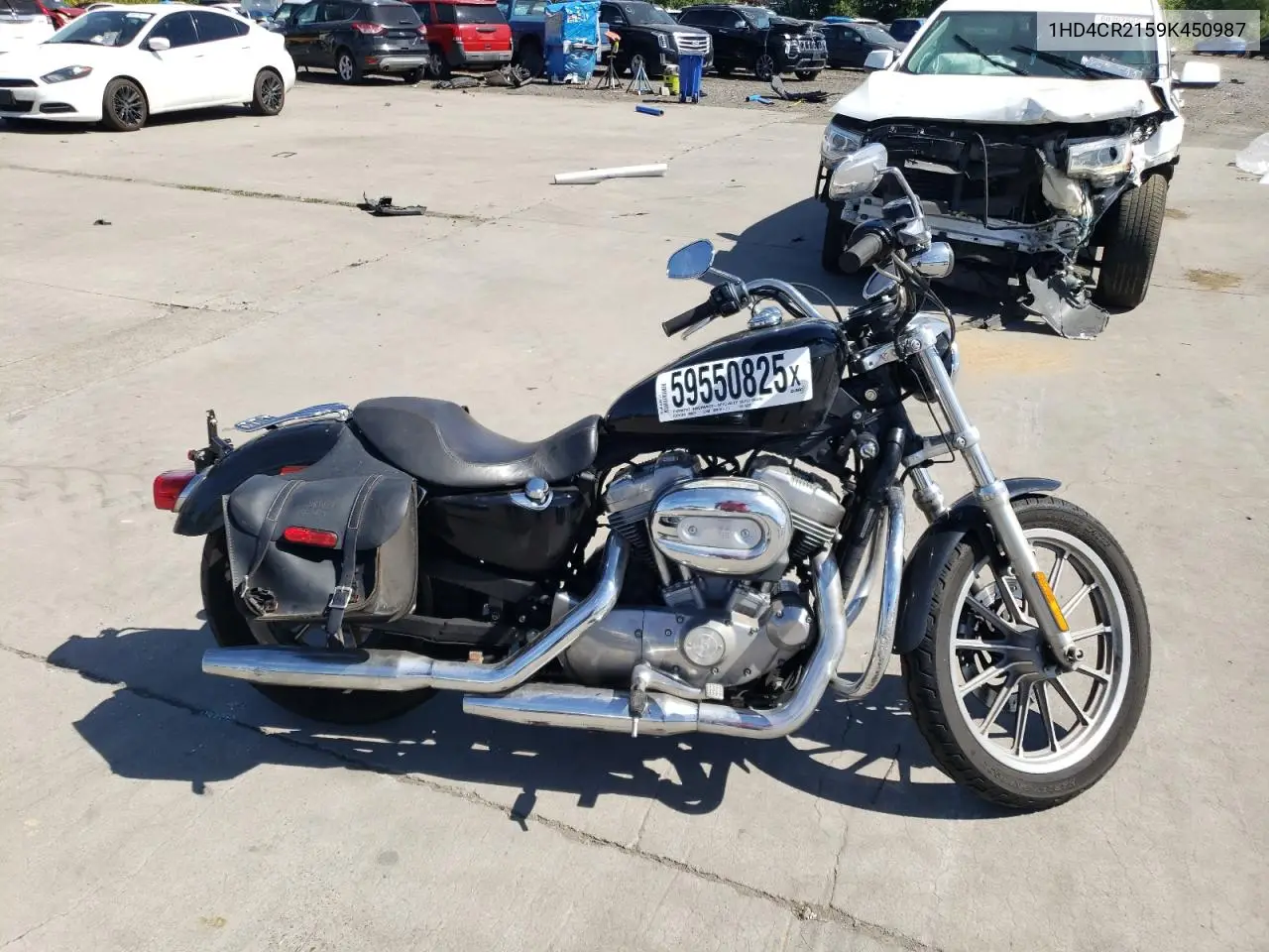 2009 Harley-Davidson Xl883 L VIN: 1HD4CR2159K450987 Lot: 59550825