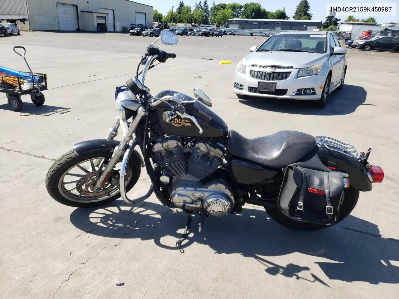 2009 Harley-Davidson Xl883 L VIN: 1HD4CR2159K450987 Lot: 59550825