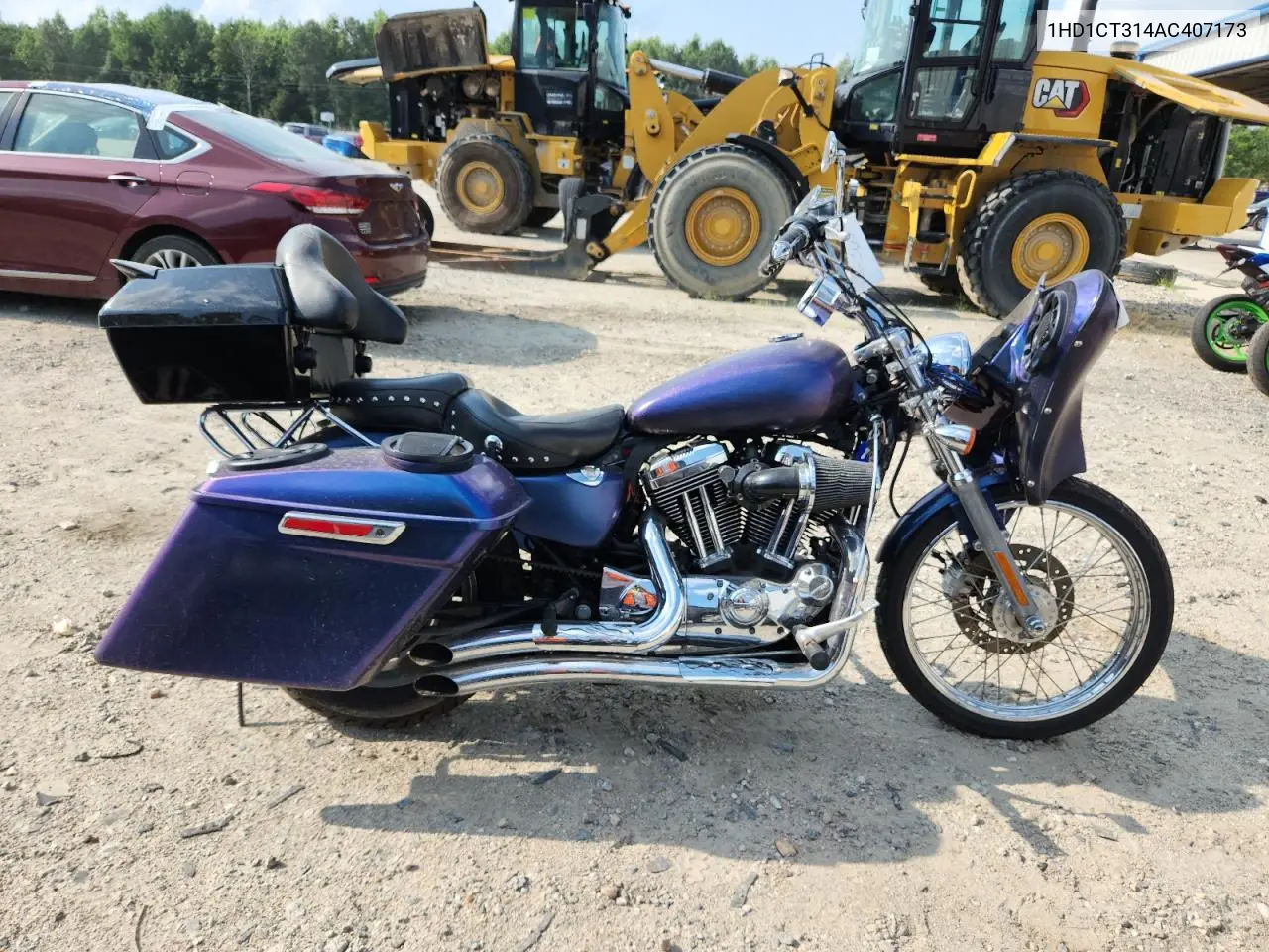 2010 Harley-Davidson Xl1200 C VIN: 1HD1CT314AC407173 Lot: 62106335