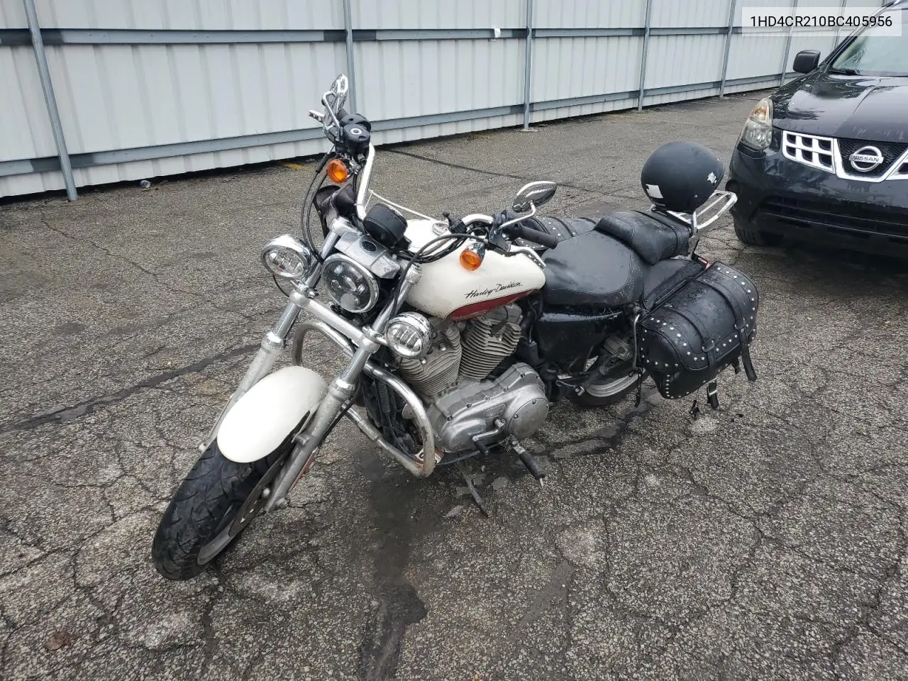 2011 Harley-Davidson Xl883 L VIN: 1HD4CR210BC405956 Lot: 44417425