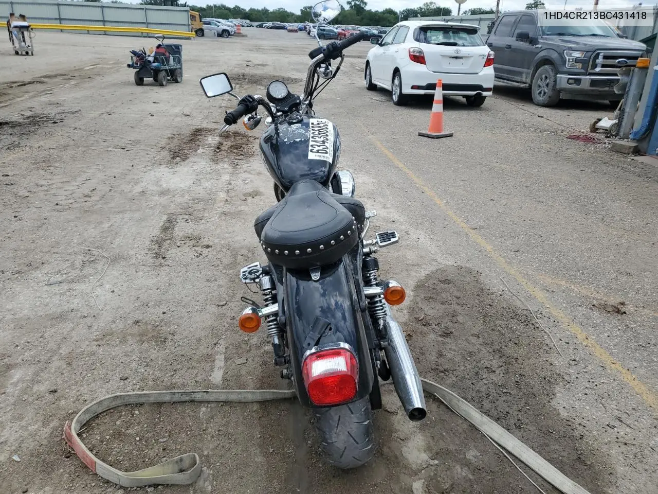 2011 Harley-Davidson Xl883 L VIN: 1HD4CR213BC431418 Lot: 63436685