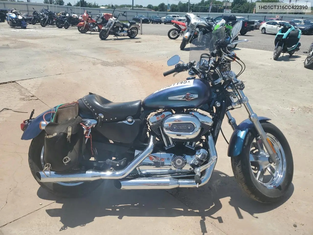 2012 Harley-Davidson Xl1200 C VIN: 1HD1CT316CC422390 Lot: 61561145