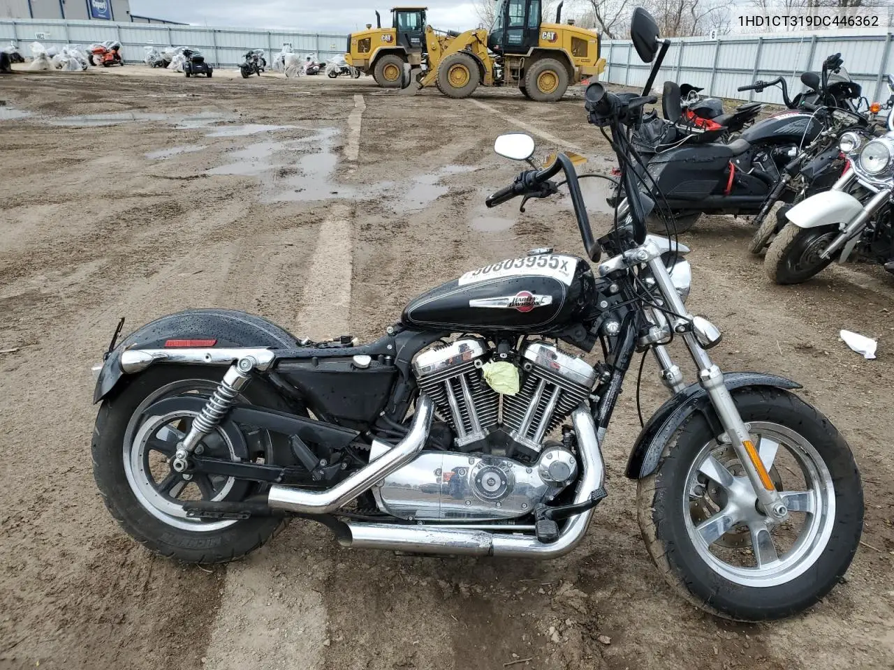 2013 Harley-Davidson Xl1200 C VIN: 1HD1CT319DC446362 Lot: 50803955