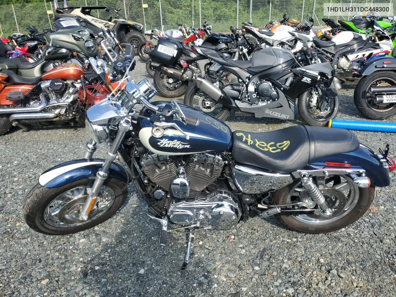 2013 Harley-Davidson Xl1200 Cp VIN: 1HD1LH311DC448300 Lot: 63246055