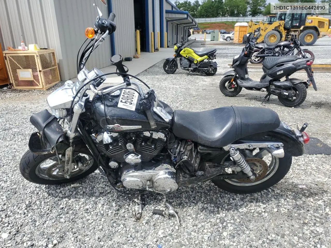 2014 Harley-Davidson Xl1200 C VIN: 1HD1CT311EC442890 Lot: 59686195
