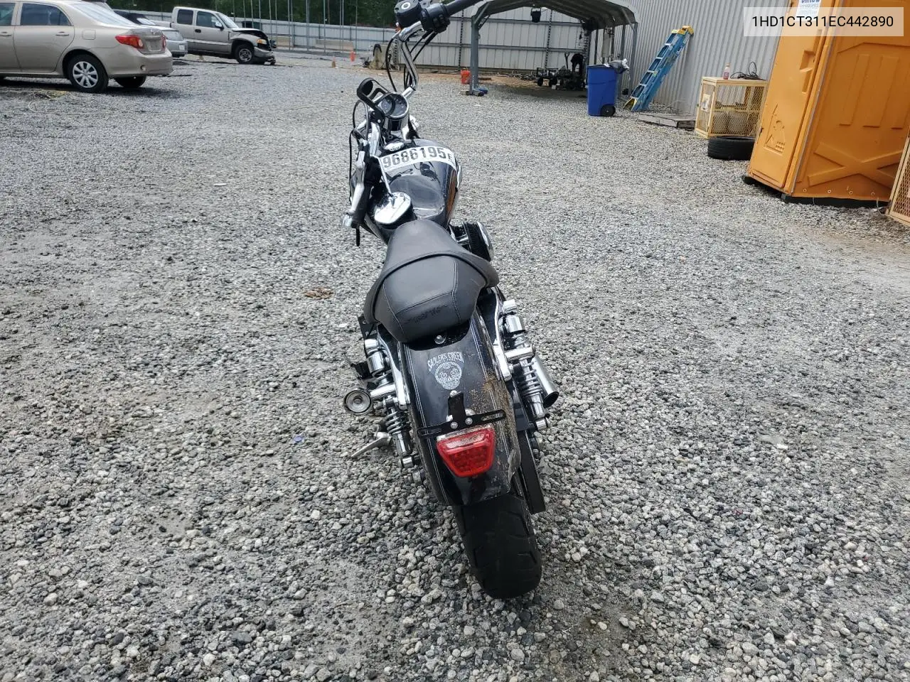 2014 Harley-Davidson Xl1200 C VIN: 1HD1CT311EC442890 Lot: 59686195