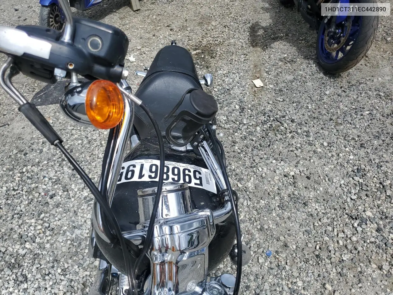 2014 Harley-Davidson Xl1200 C VIN: 1HD1CT311EC442890 Lot: 59686195