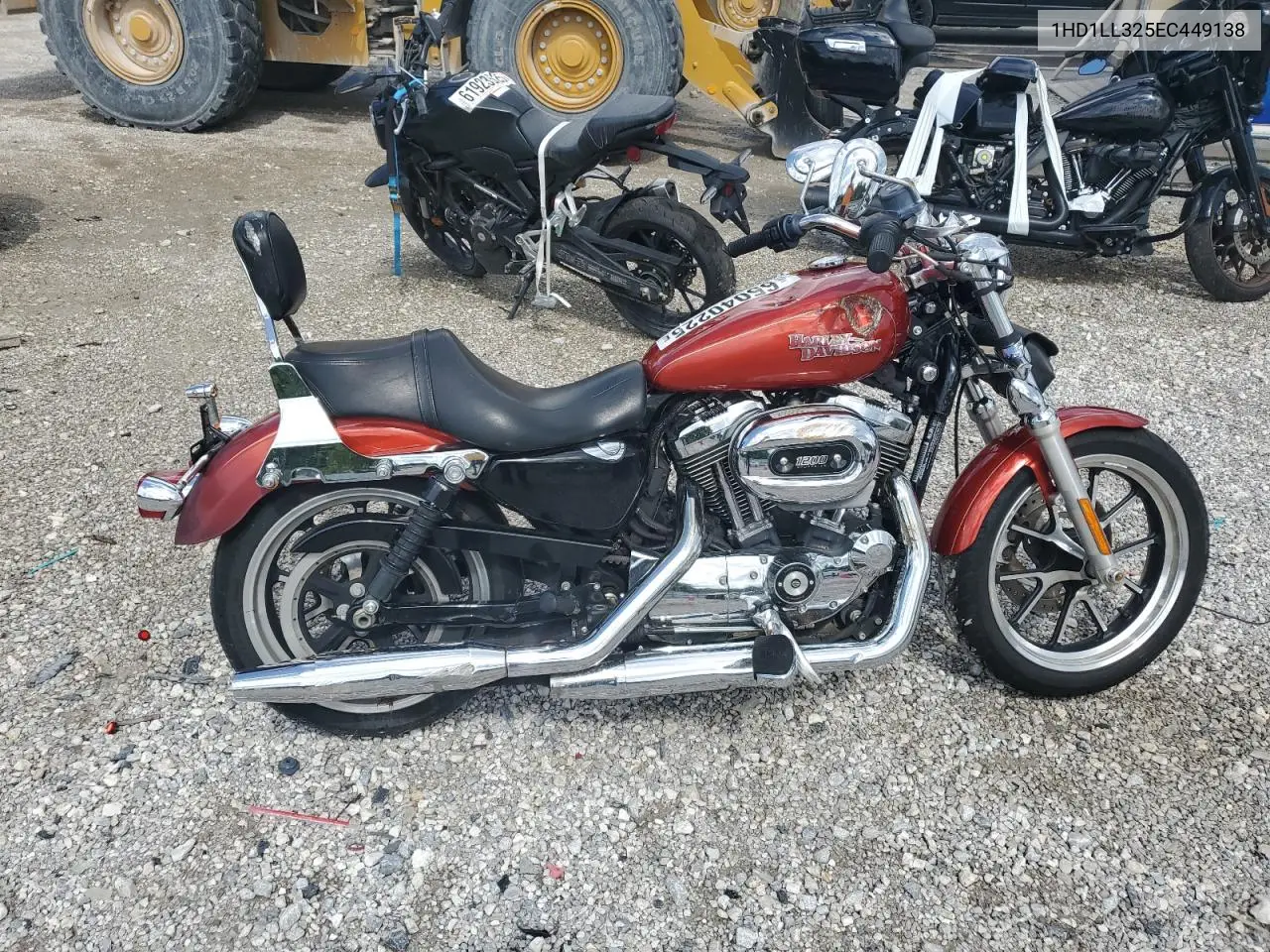 2014 Harley-Davidson Xl1200 T VIN: 1HD1LL325EC449138 Lot: 65040225
