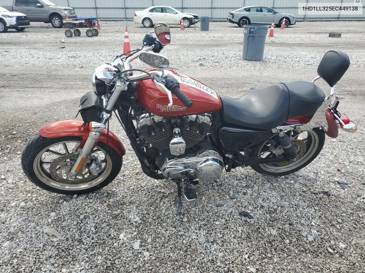 2014 Harley-Davidson Xl1200 T VIN: 1HD1LL325EC449138 Lot: 65040225