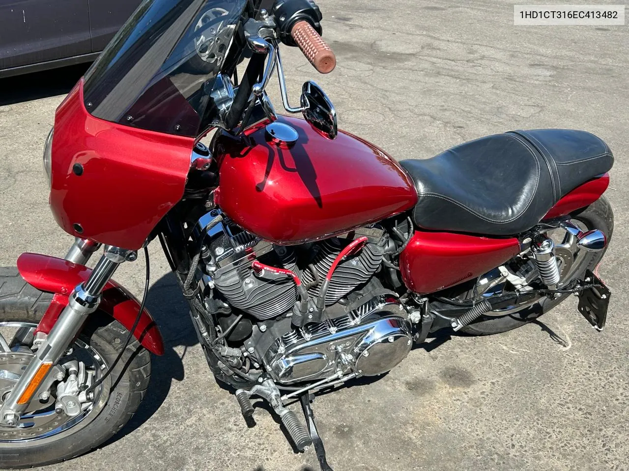 2014 Harley-Davidson Xl1200 C VIN: 1HD1CT316EC413482 Lot: 81538264