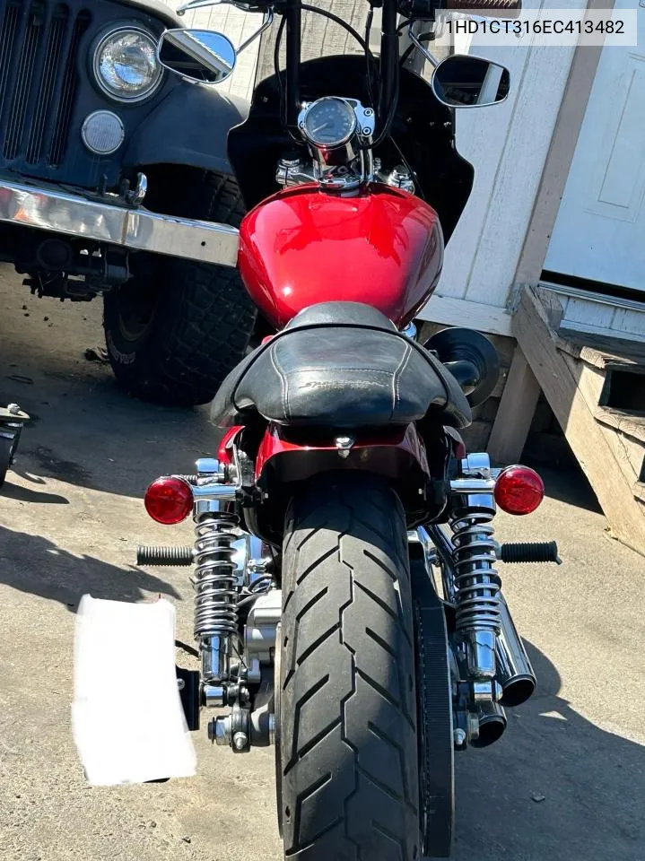 2014 Harley-Davidson Xl1200 C VIN: 1HD1CT316EC413482 Lot: 81538264