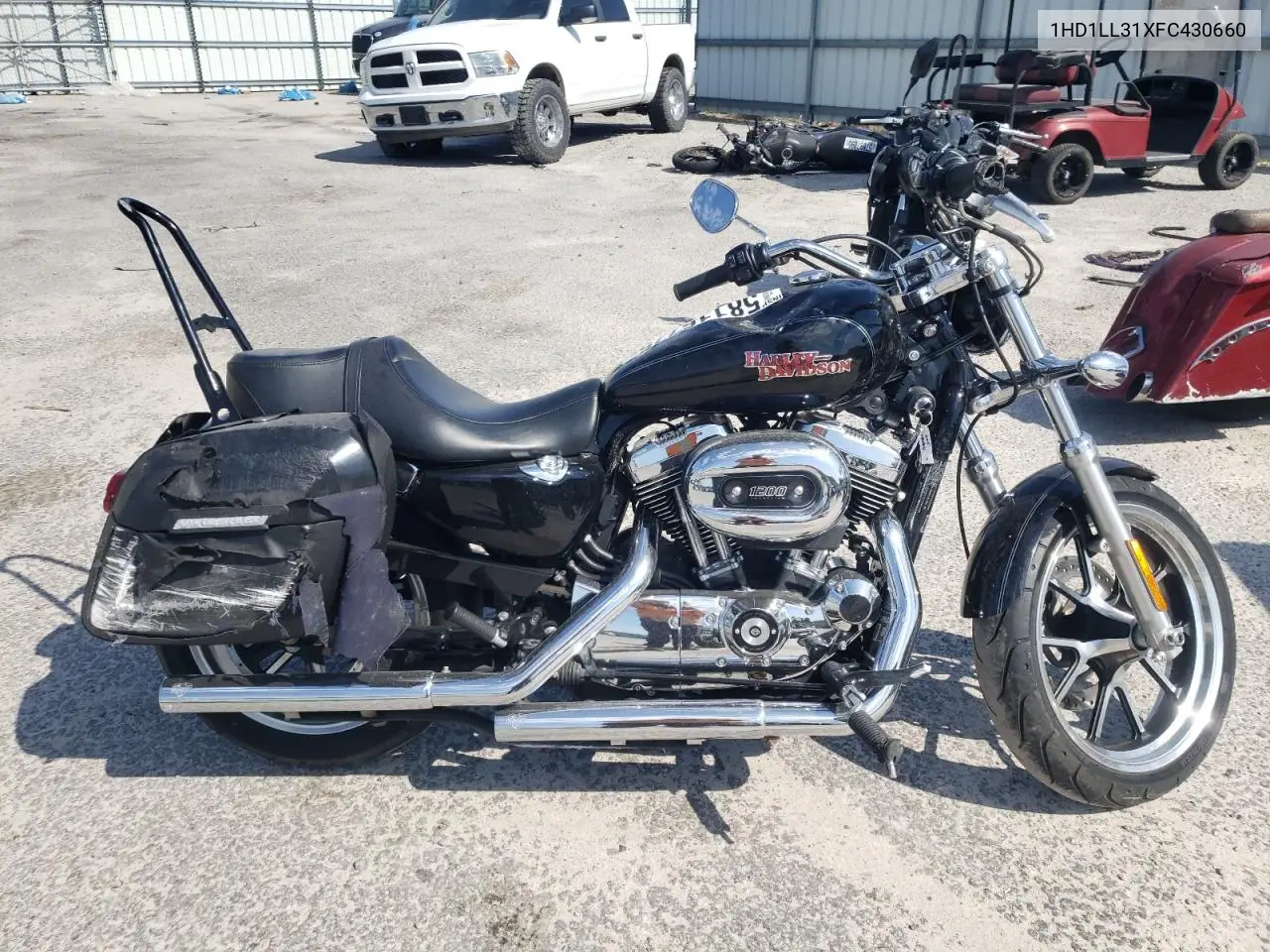 2015 Harley-Davidson Xl1200 T VIN: 1HD1LL31XFC430660 Lot: 58116775
