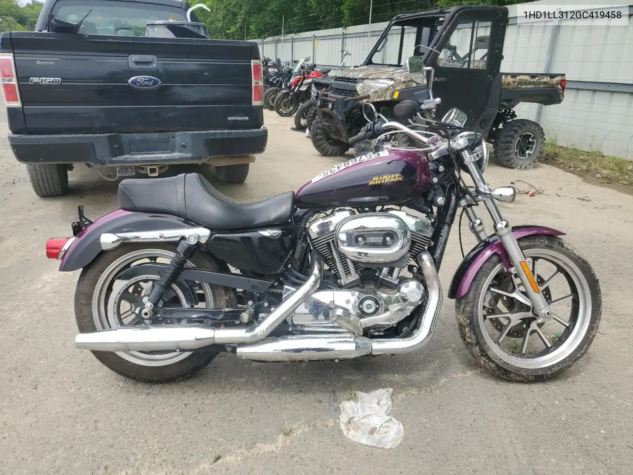 2016 Harley-Davidson Xl1200 T VIN: 1HD1LL312GC419458 Lot: 55768435