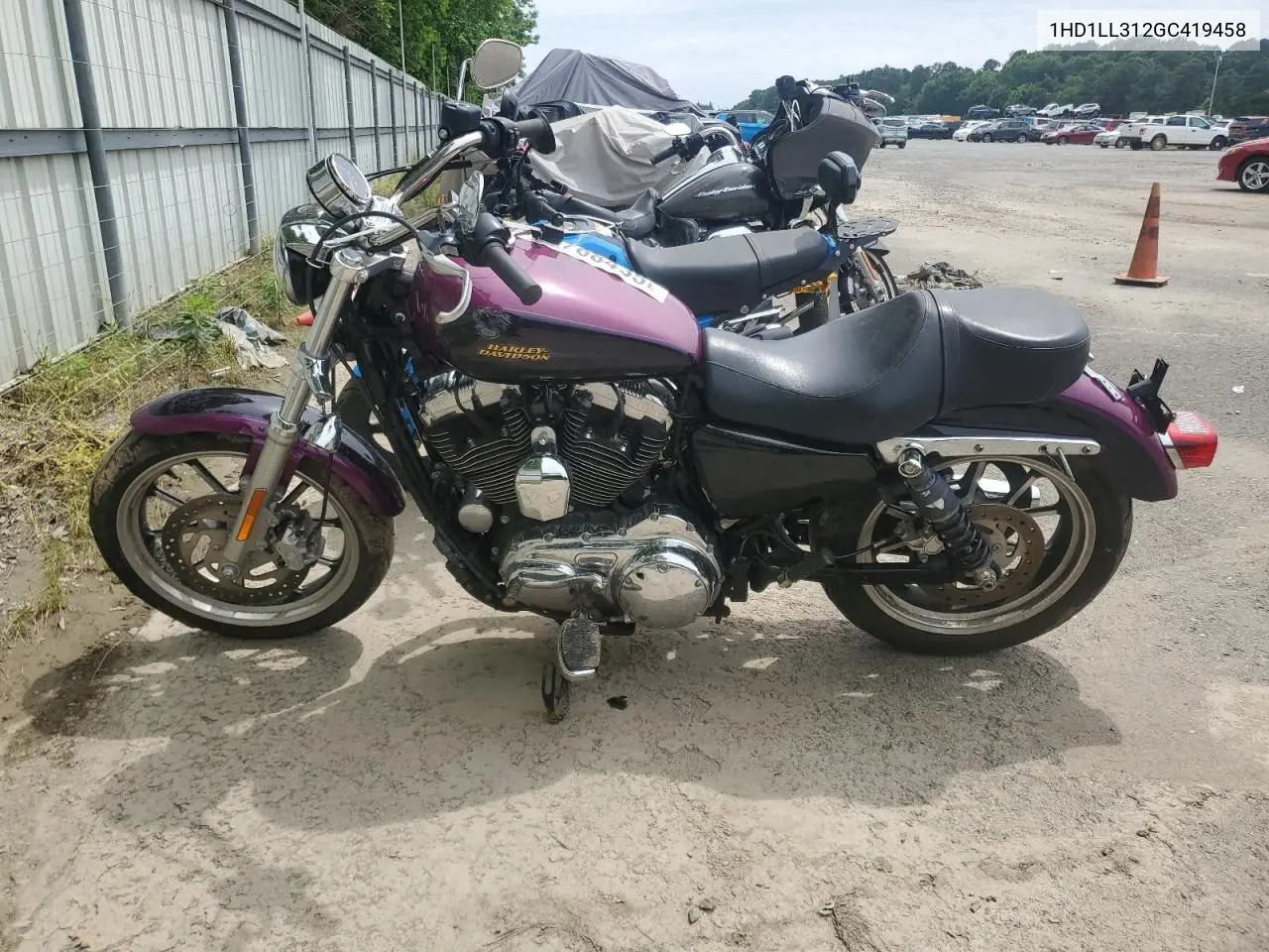 2016 Harley-Davidson Xl1200 T VIN: 1HD1LL312GC419458 Lot: 55768435