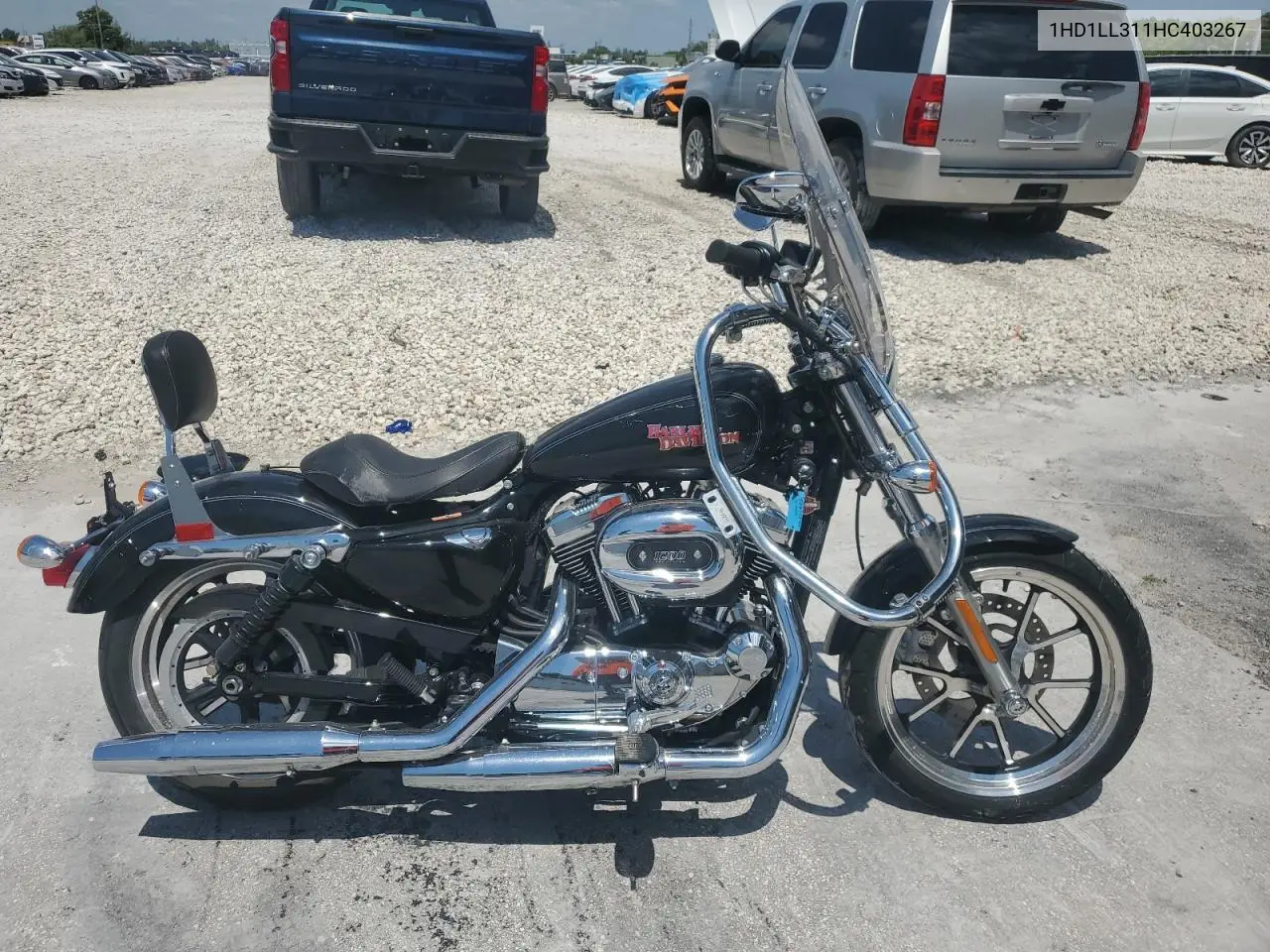2017 Harley-Davidson Xl1200 T VIN: 1HD1LL311HC403267 Lot: 57015555