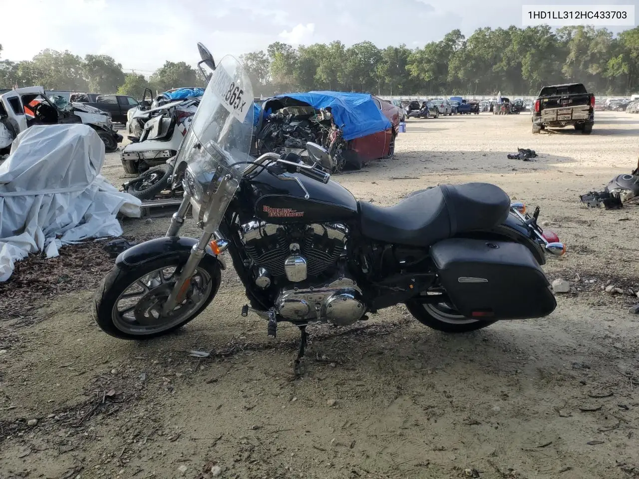 2017 Harley-Davidson Xl1200 T VIN: 1HD1LL312HC433703 Lot: 61453865