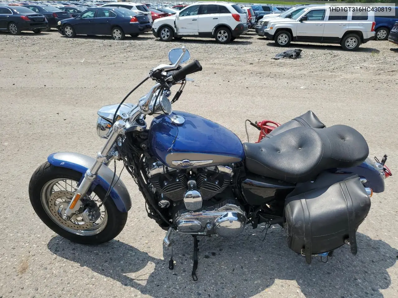 2017 Harley-Davidson Xl1200 C VIN: 1HD1CT316HC430819 Lot: 62347285