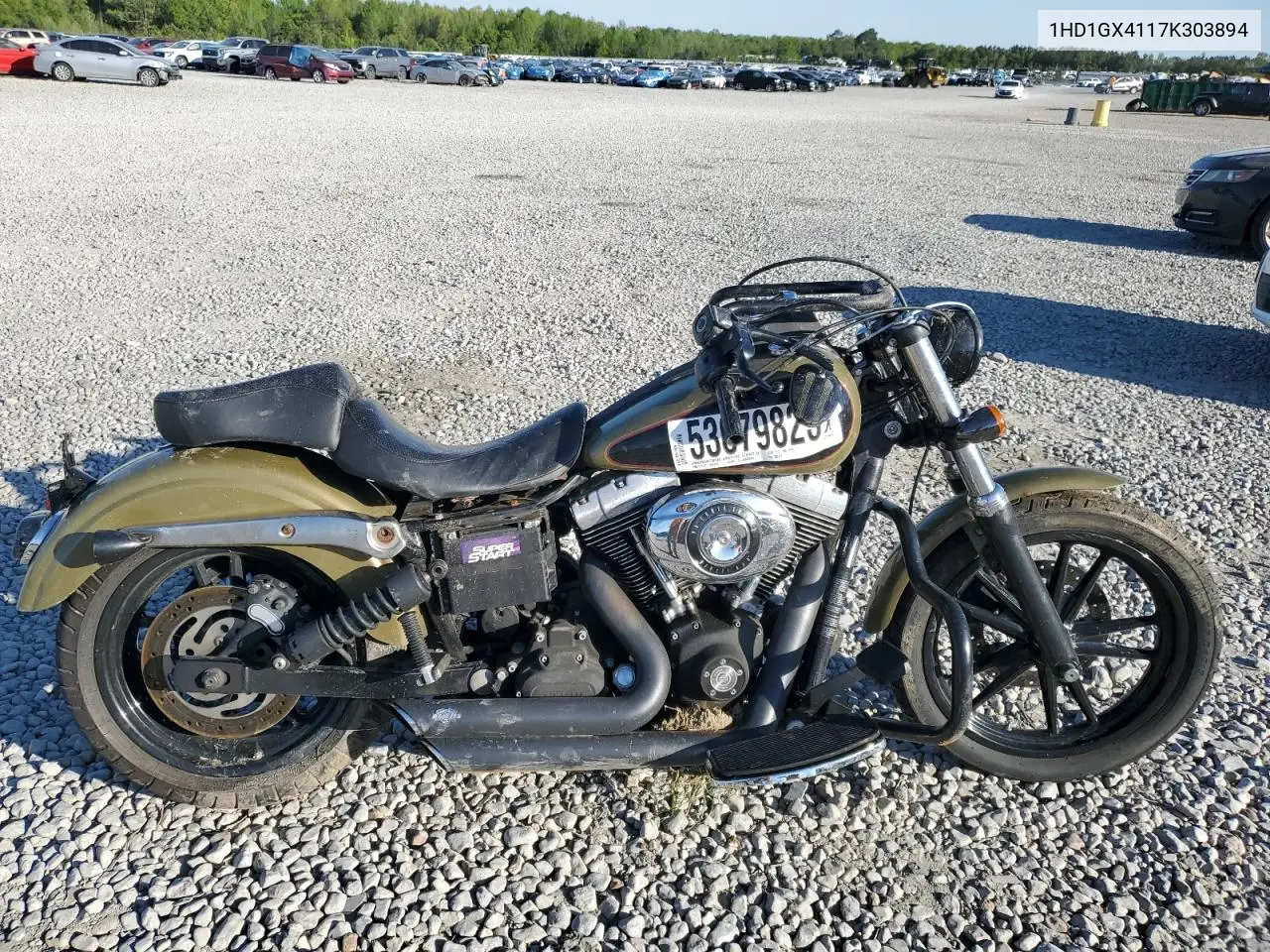 2007 Harley-Davidson Fxdbi VIN: 1HD1GX4117K303894 Lot: 53079825