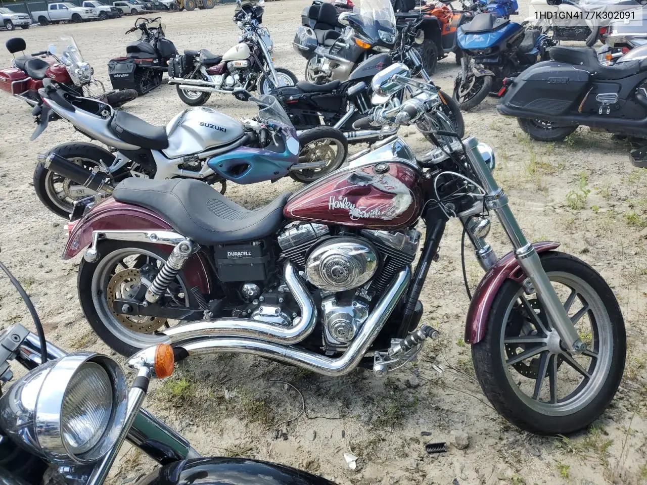2007 Harley-Davidson Fxdl VIN: 1HD1GN4177K302091 Lot: 61382685