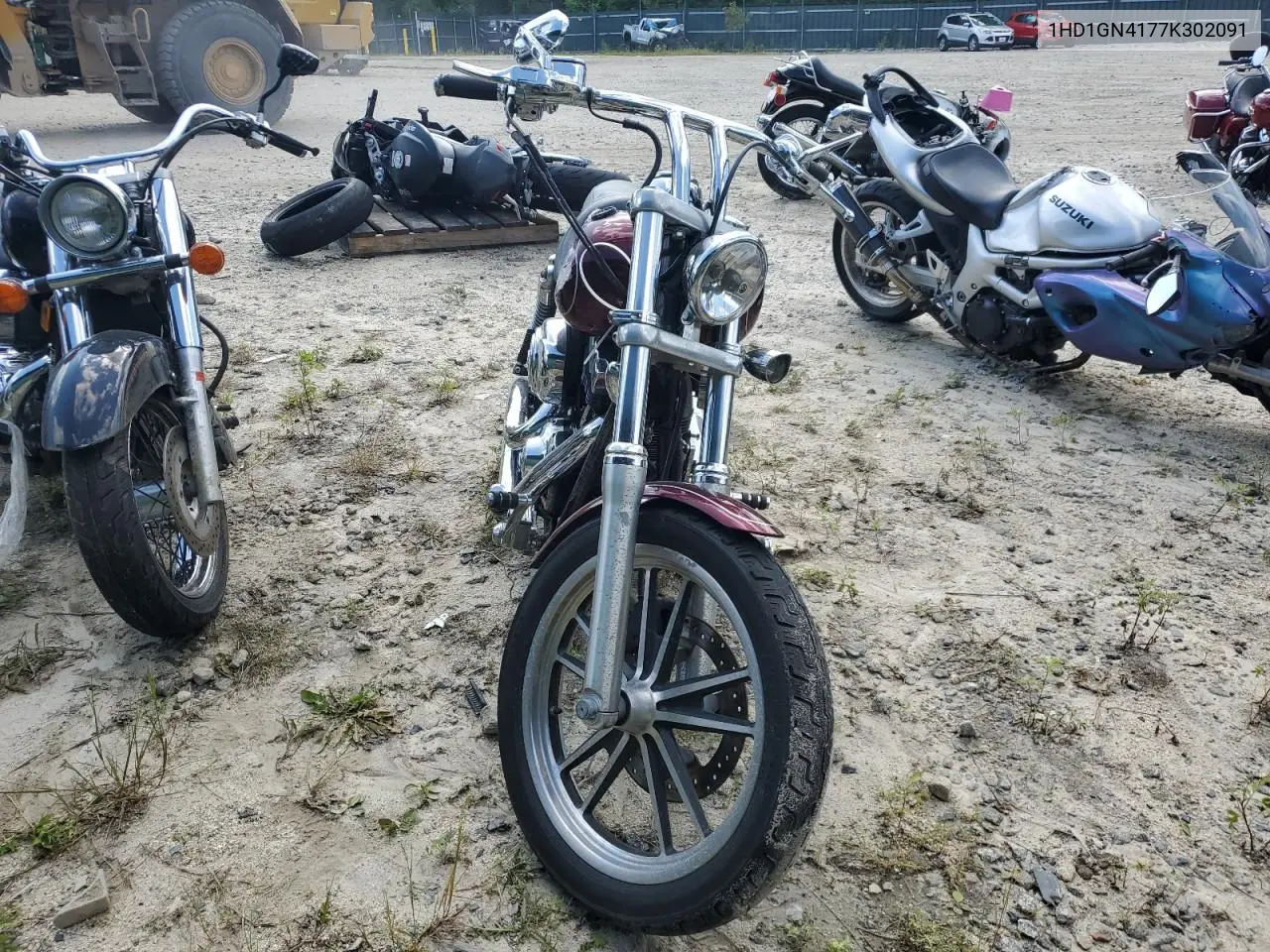 2007 Harley-Davidson Fxdl VIN: 1HD1GN4177K302091 Lot: 61382685