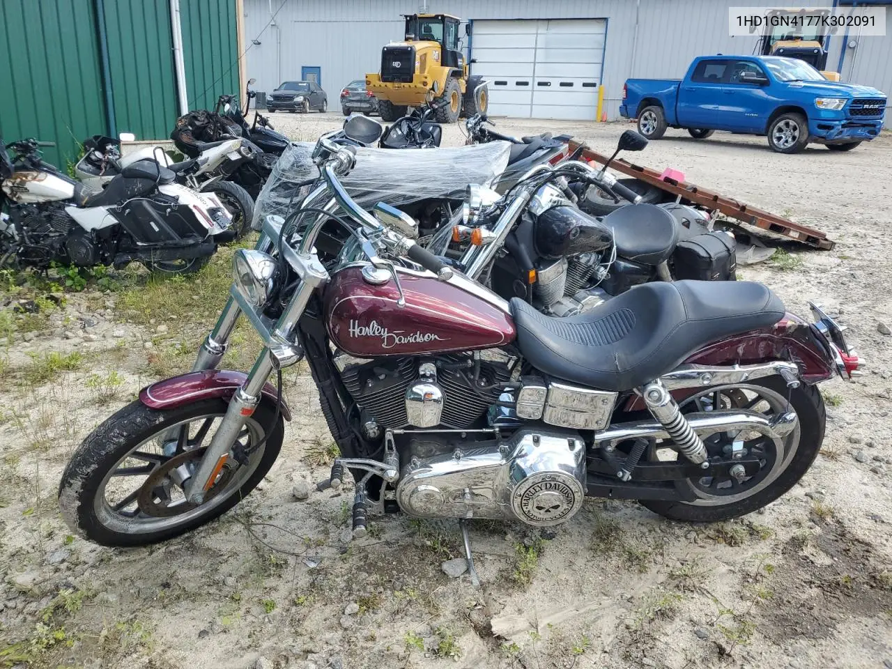 2007 Harley-Davidson Fxdl VIN: 1HD1GN4177K302091 Lot: 61382685
