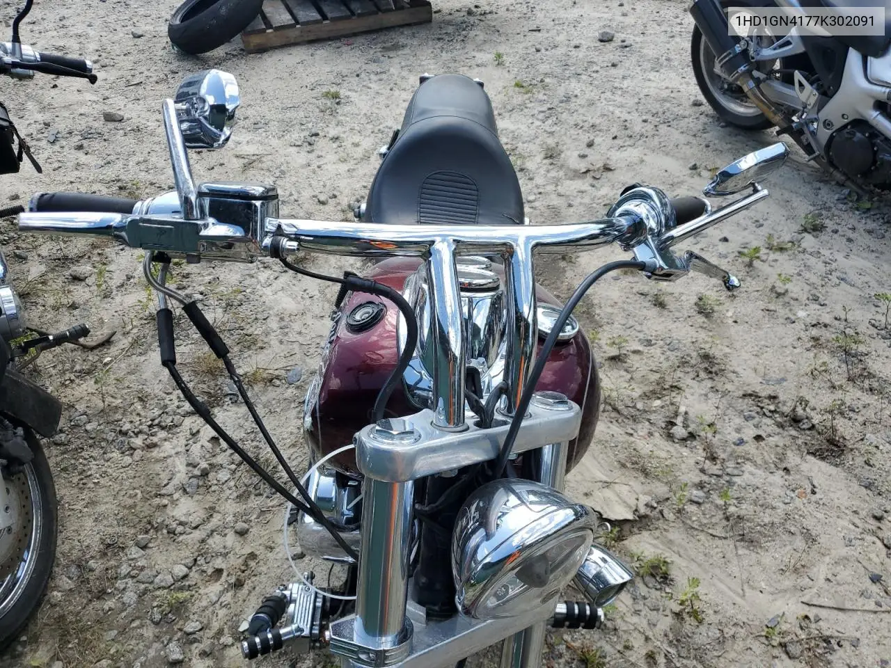 2007 Harley-Davidson Fxdl VIN: 1HD1GN4177K302091 Lot: 61382685