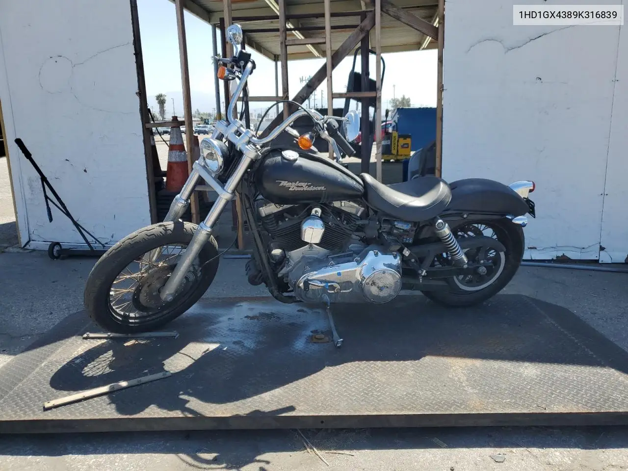 2009 Harley-Davidson Fxdb VIN: 1HD1GX4389K316839 Lot: 55168855